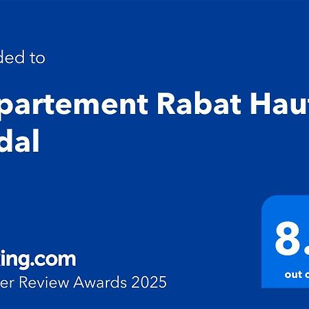 Appartement Rabat Haut Agdal Bagian luar foto